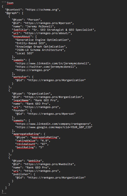 Entity Triangle Schema
